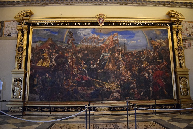Step in Warsaw - City guide to Warsaw. The painting of Jan Matejko "Jan Sobieski at Vienna". Source: https://www.divinarivelazione.org/la-battaglia-di-vienna-11-settembre-1683/.
